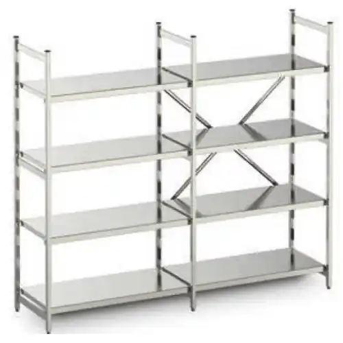 Standregal Norm 20 Aluminium 2670 mm 600 mm H 1800 mm 3 geschlossene Auflage(n) Fachlast 100 kg Feldlast 600 kg Jetzt Bestellen