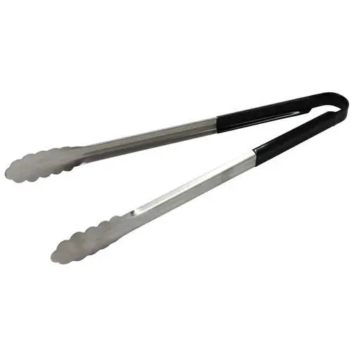 Allzweckzange Edelstahl schwarz Kunststoffgriff L 400 mm Neu Im Sortiment
