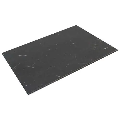Auslagetablett MARMOR Kunststoff 6 mm schwarz L 400 mm B 200 mm Heißes Angebot