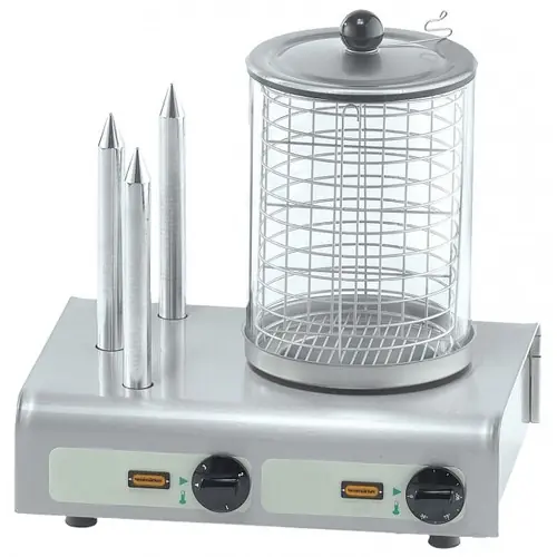 Begrenztes Angebot Hot-Dog-Gerät 230 Volt 1200 Watt Stäbe seitlich H 455 mm