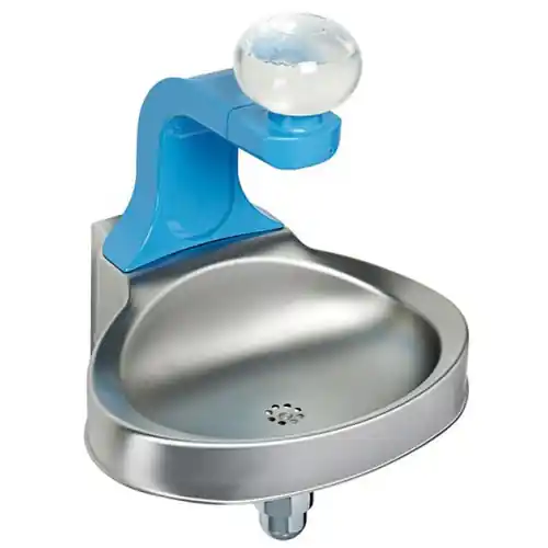 Neuheit Handwaschbecken zur Wandbefestigung im rechten Winkel • Netzstromversorgung 395 mm x 411 mm H 403 mm