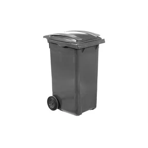 Sonderangebot Müllbehälter 240 ltr Kunststoff grau Klappdeckel L 725 mm B 580 mm H 1075 mm