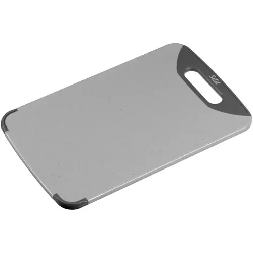 Schneidebrett Kunststoff grau 320 mm x 200 mm klingenschonend beidseitig nutzbar Mega-Angebot