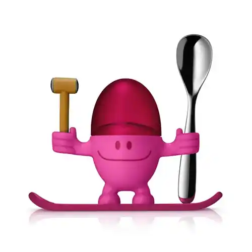 Kinder-Eierbecher-Set McEgg rosa mit Eierlöffel Preis Gesenkt