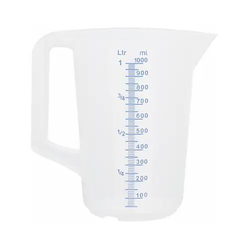 Messbecher PP 1000 ml Skala geprägt Expressversand