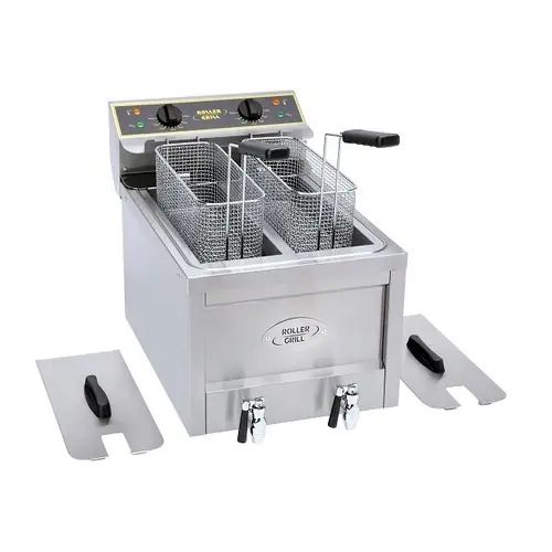 Bestseller Friteuse RFE 8 D 2 Becken 2 Körbe 16 ltr 2 x 230 Volt 2 x 3 kW