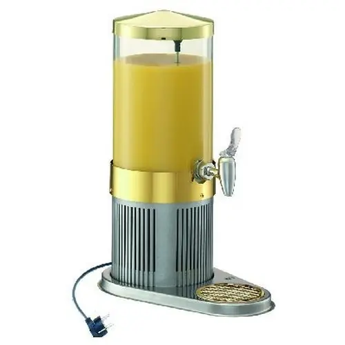 Saftkanne Gold kühlbar 1 Behälter 5 ltr H 470 mm Geprüft