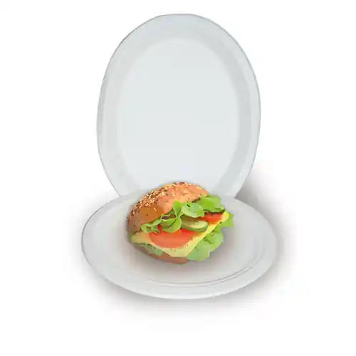 Bio-Teller oval 265 mm x 200 mm Rabatt