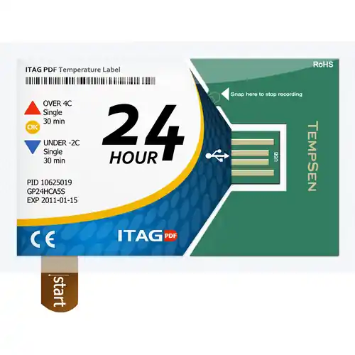 Einweg-Datenlogger ITAG-PDF -30°C bis +70°C L 80 mm Top-Angebot
