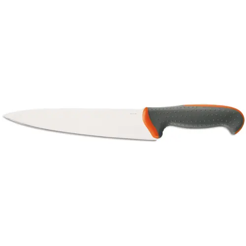 Abverkauf Kochmesser glatter Schliff schwarz Klingenlänge 25 cm