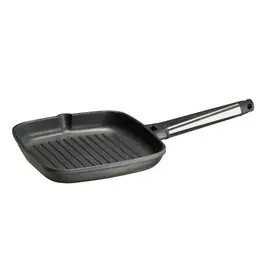 Grillpfanne PROFESSIONAL LINE • Aluguss • antihaftbeschichtet 270 mm x 270 mm abnehmbarer Edelstahlgriff Direkt Vom Hersteller