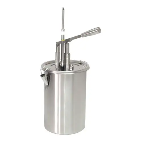 Jetzt Bestellen Gebäckfüller Edelstahl Behälter Deckel 1 Pumpe 5 ltr