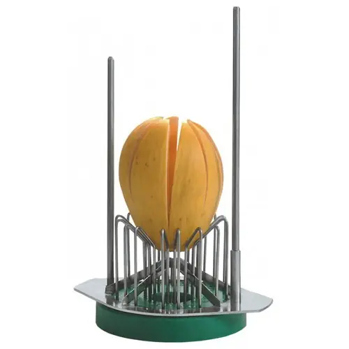 Schneller Versand Melonenteiler Tischgerät Sechstelschnitt Achtelschnitt Ø 270 mm H 430 mm 2 Schneidaufsätze
