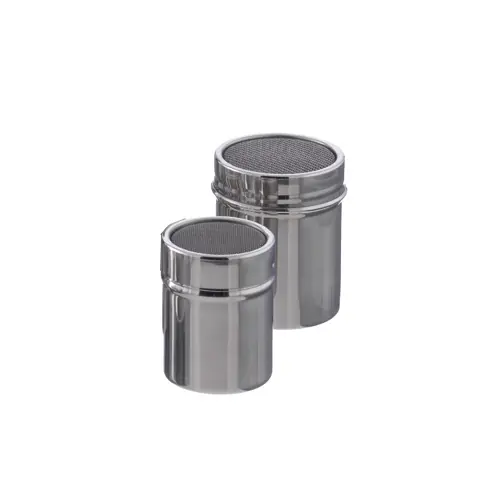 Zuckerstreuer 150 ml Edelstahl Ø 55 mm H 75 mm • Netz • Loch-Ø 0,8 mm Neuheit