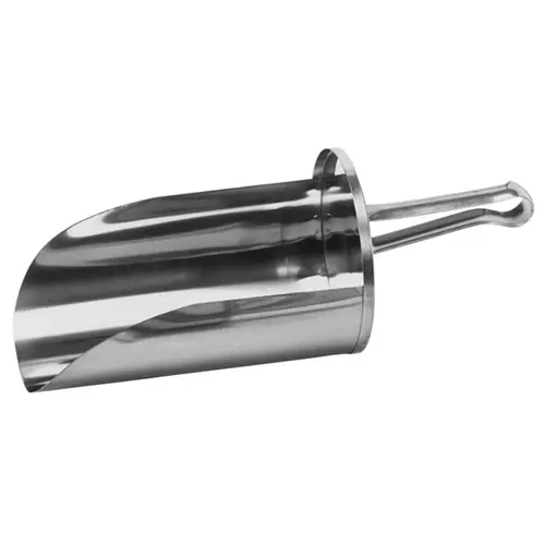 Mehrzweckschaufel Edelstahl 400 ml Ø 70 x 150 mm L 255 mm • Flachgriff Versand Am Gleichen Tag