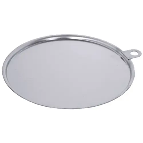 413/014 Deckel für Wirtschaftseimer mit Volumen 12 ltr., CNS 18/10, hochglänzend, mit seitlicher Laffe, daher sind die Eimer stapelbar Finale Aktion