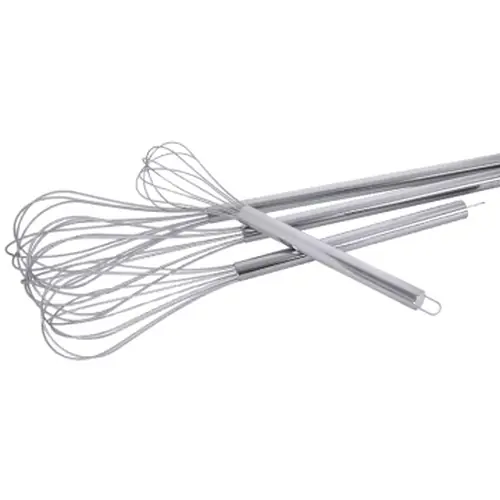 Bestpreis Rührbesen Edelstahl 10 Drähte Ø 2,8 mm Ø 125 mm L 630 mm