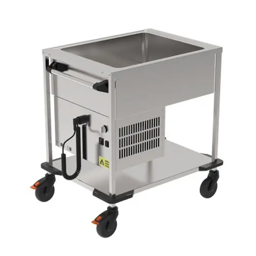 Angebot Zubringerwagen kühlbar GN 2/1 Wanne Griff stirnseitig