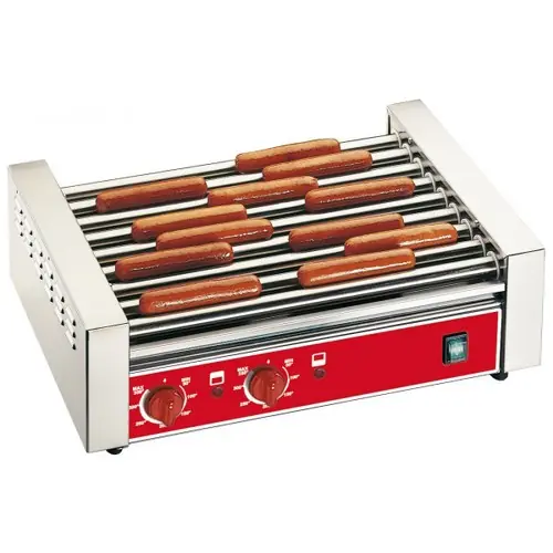 Wochenendangebot Rollengrill RG9 elektrisch Aufsatzgerät mit 9 Rollen 230 Volt 1,65 kW H 180 mm