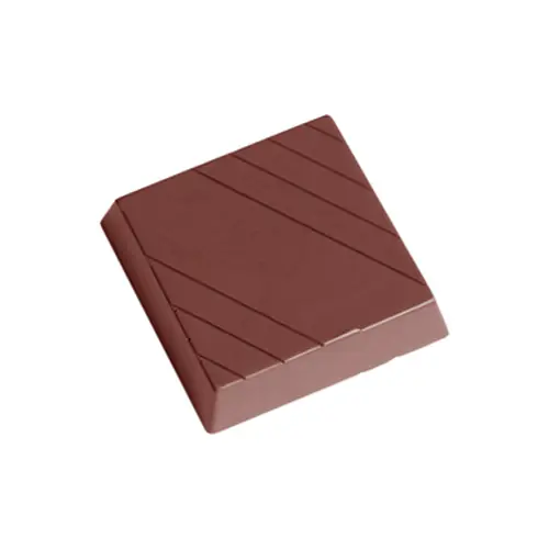 Abverkauf Schokoladenform • quadratisch 15 Mulden Muldenmaß 41 x 41 x H 10 mm L 275 mm B 135 mm
