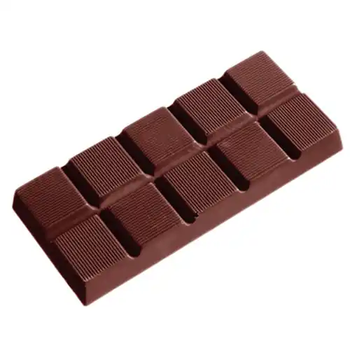 Schokoladenform • rechteckig • Tafel 5 Mulden Muldenmaß 117 x 50 x H 11 mm L 275 mm B 135 mm Neuheit