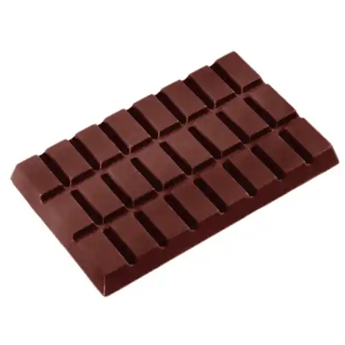 Schokoladenform • rechteckig • Tafel 3 Mulden Muldenmaß 124 x 77 x H 11 mm L 275 mm B 135 mm Top-Seller
