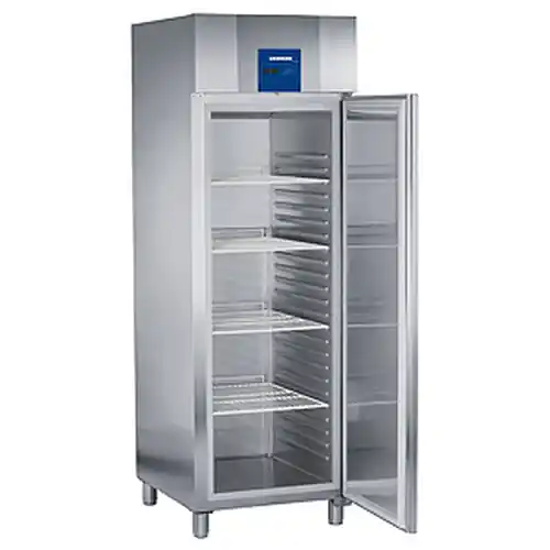 Kühlgerät mit Umluftkühlung GKPv 6570, ProfiLine, Chromnickelstahl, Temperaturbereich +1ºC bis +15ºC Sonderangebot