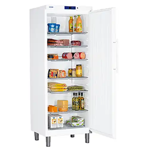 Billig Kühlgerät GKv 6410-22 weiß 663 ltr Umluftkühlung Türanschlag rechts