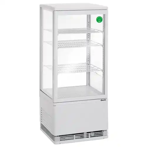 Mini-Kühlvitrine , 78 ltr., Farbe Weiß Top-Preis