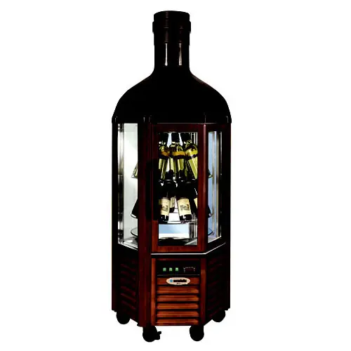 Panoramavitrine Bottiglia, dunkelbraun Mega-Angebot