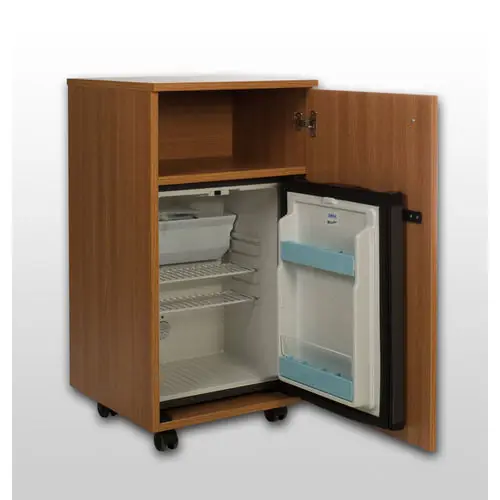 Schneller Versand Minibar H 140 S buchefarben 40 ltr Absorberkühlung Türanschlag rechts