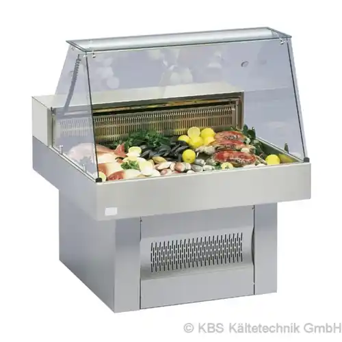 Bestseller Fischkühlvitrine Oceanus 100 230 Volt Frontscheibe gerade