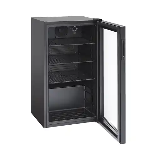 Angebot Glastürkühlschrank KBS 147 U schwarz 88 ltr