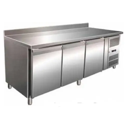 Bäckereikühltisch PA 3200 TN 350 Watt 580 ltr Aufkantung 3 Volltüren 1 Schublade Saisonangebot