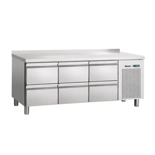 Neue Ware Umluftkühltisch 452 Watt Aufkantung 6 Schubladen