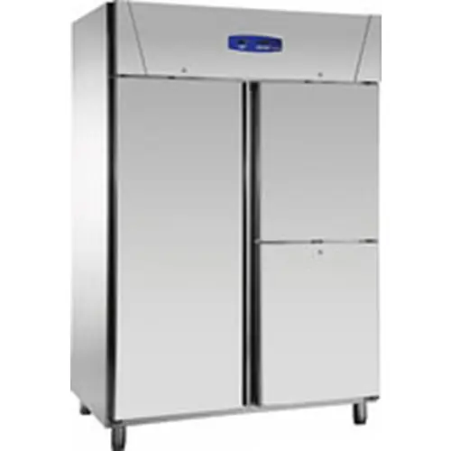 Gewerbetiefkühlschrank GN 2/1 TKU 1414 3T 1400 ltr Umluftkühlung Türanschlag rechts Türanschlag links Top-Angebot