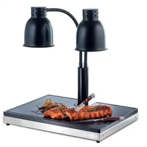 Solange Der Vorrat Reicht Schneidestation DUAL 24002/SB/U Schneidbrett mit Saftrille 600 mm x 450 mm H 75 mm