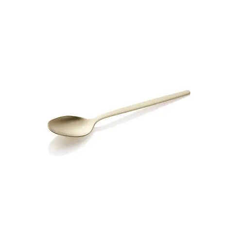 Kaffeelöffel ALEX CHAMPAGNE Edelstahl mattiert PVD-beschichtet L 135 mm Must-Have