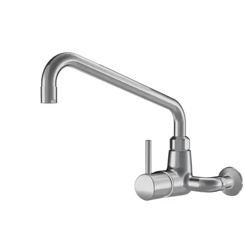 Günstig Hebelmischer GASTRO Zweiloch Wandarmatur Ausladung 300 mm H 296 mm