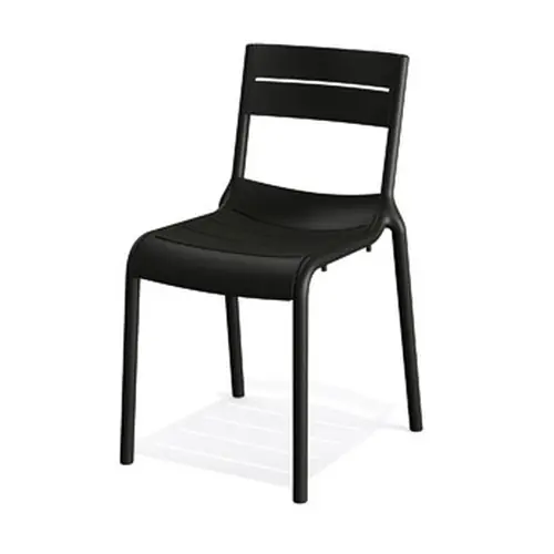 Saisonangebot Terrassenstuhl CALOR schwarz stapelbar