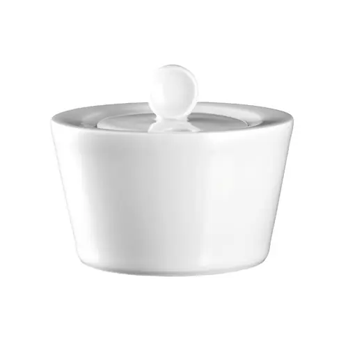 Ausverkauf Zuckerdose MANDARIN weiß 250 ml Ø 100 mm H 85 mm
