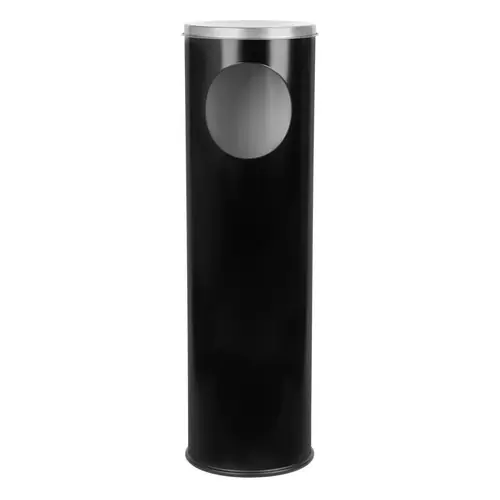 Standaschenbecher mit Papierkorb, schwarz Bestpreis