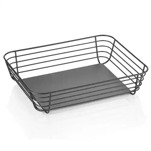 Nur Heute GN Buffetkorb Steelnest GN 1/2 schwarz H 80 mm