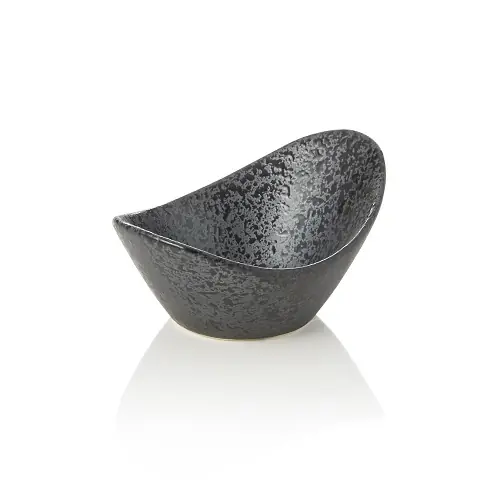Schnäppchen Minischale MAYA Porzellan schwarz 0,07 ltr 110 mm x 85 mm H 50 mm
