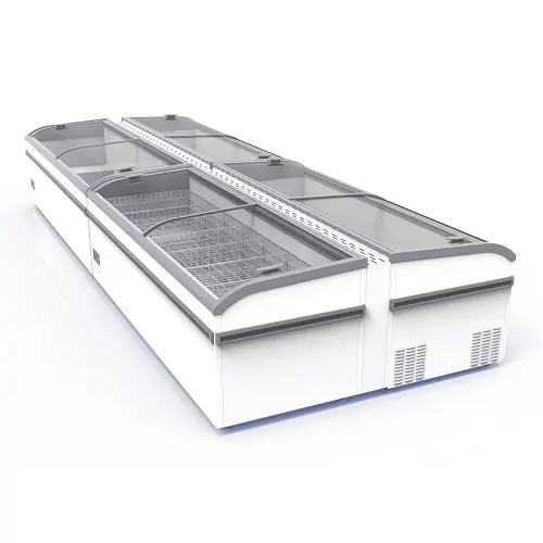 Sichere Zahlung Tiefkühltruhe Aegean 25 gewölbter Glasschiebedeckel 1088 ltr 2500 mm x 850 mm H 838 mm