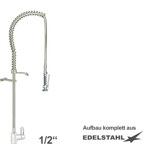 Kracherpreis doppelt -Vorspülbrause praktic 1/2" Einloch Hebelmischer