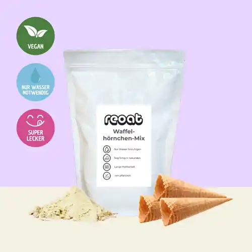Neue Kollektion Eiswaffelhörnchen-Mix vegan 1-kg-Beutel
