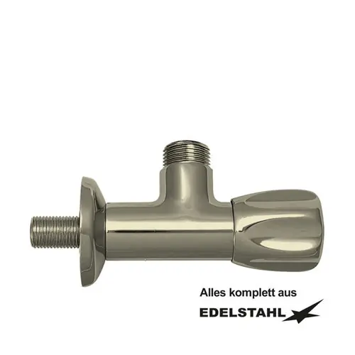 Eckventil 1/2" Kronengriff Abgangsgewinde 3/4" Markenprodukt