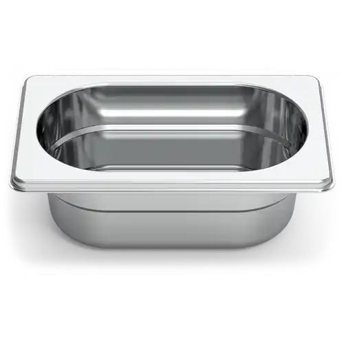 Gastronorm Behälter 1/9 - 65 mm - 0,50 ltr Edelstahl Highlight