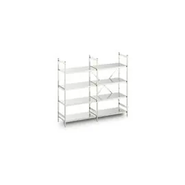 Standregal NORM 28 Stahl 2750 mm 600 mm H 1800 mm 4 geschlossene Auflage(n) Fachlast 150 kg Feldlast 600 kg Direktkauf